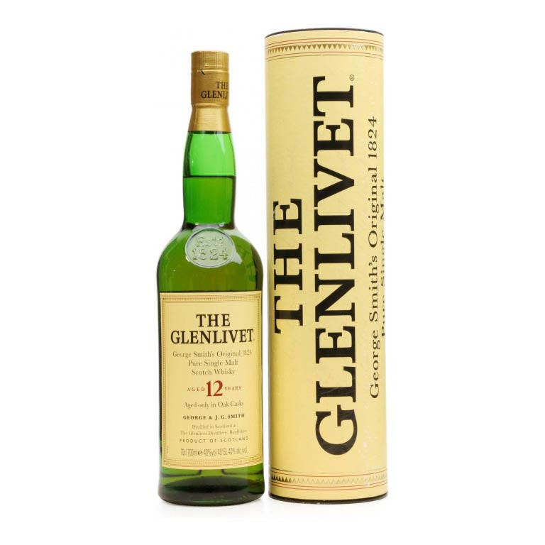 WHISKY THE GLENLIVET AGED 12YEARS-70CL (1 pz) SINGLE MALT - ASTUCCIATO